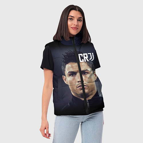 Женский жилет RONALDO CR7 / 3D-Черный – фото 3