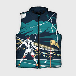 Женский жилет Ronaldo lightning, цвет: 3D-черный