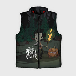 Женский жилет Don't Starve: Night Forrest, цвет: 3D-красный