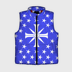 Женский жилет Far Cry 5: Blue Cult Symbol, цвет: 3D-красный