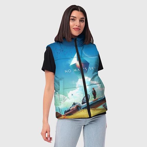 Женский жилет No Man’s Sky: Atlas Rises / 3D-Черный – фото 3