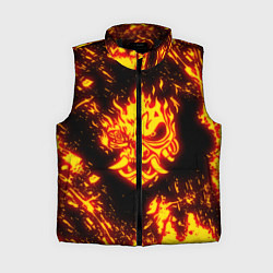 Женский жилет Cyberpunk 2077: FIRE SAMURAI