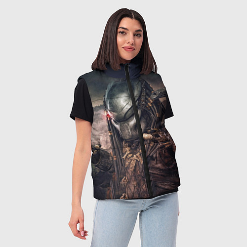 Женский жилет Merciless Predator / 3D-Черный – фото 3