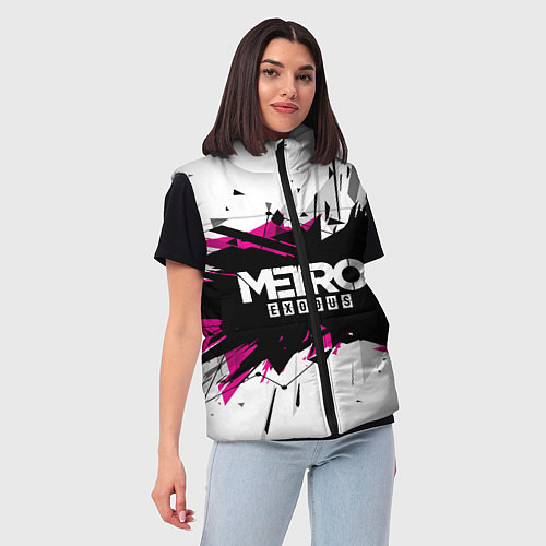 Женский жилет Metro: Exodus Purple / 3D-Красный – фото 3