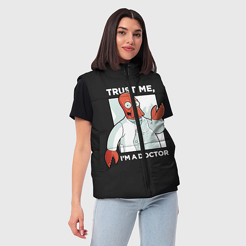 Женский жилет Zoidberg: Trust Me / 3D-Черный – фото 3