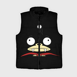 Женский жилет Лицо Ниблера, цвет: 3D-черный