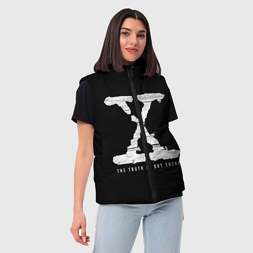 Женский жилет The Truth Is Out There / 3D-Черный – фото 3