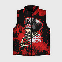 Женский жилет Pudge Chef, цвет: 3D-черный