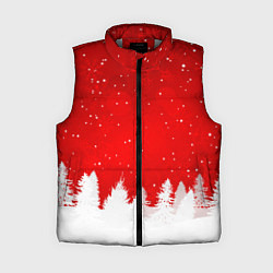 Женский жилет Christmas pattern, цвет: 3D-светло-серый