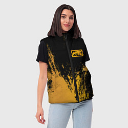 Женский жилет PUBG: Yellow Colour, цвет: 3D-черный — фото 2