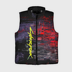 Женский жилет Cyberpunk 2077, цвет: 3D-светло-серый