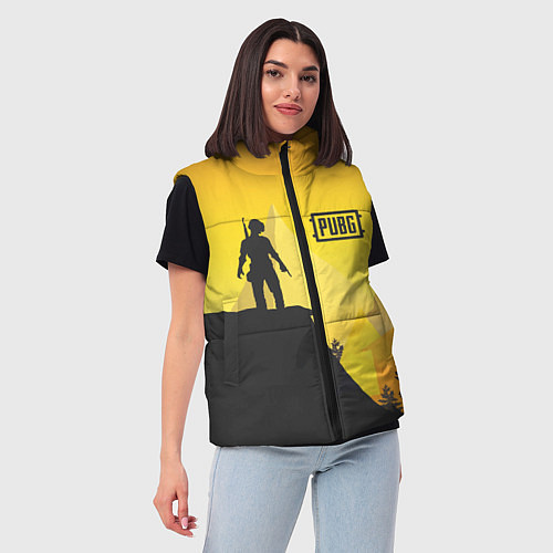 Женский жилет PUBG: Sunrise / 3D-Красный – фото 3