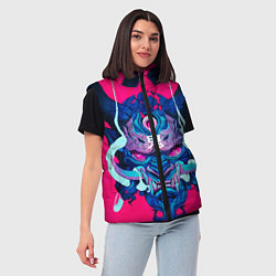 Женский жилет Мифический зверь, цвет: 3D-красный — фото 2