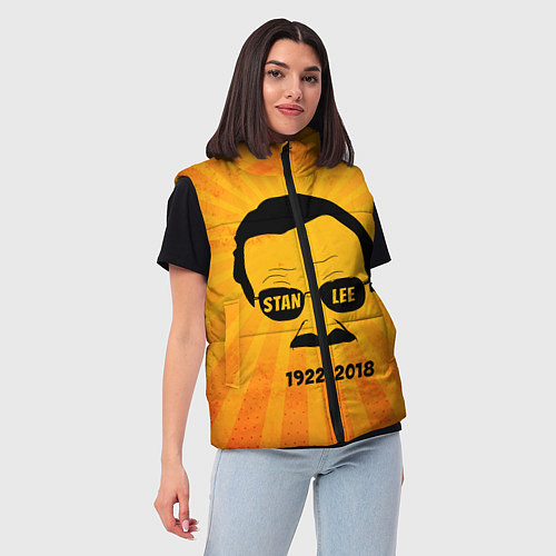 Женский жилет Stan Lee 1922-2018 / 3D-Черный – фото 3