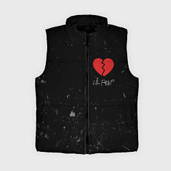 Женский жилет Lil Peep: Broken Heart, цвет: 3D-черный