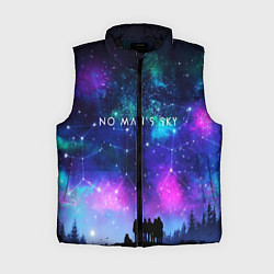 Женский жилет No Man's Sky: Space Vision, цвет: 3D-черный