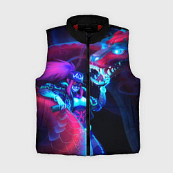 Женский жилет Akali KDA, цвет: 3D-красный