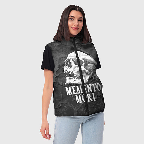 Женский жилет Memento Mori / 3D-Черный – фото 3