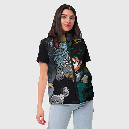 Женский жилет Моя геройская академия 1 / 3D-Черный – фото 3