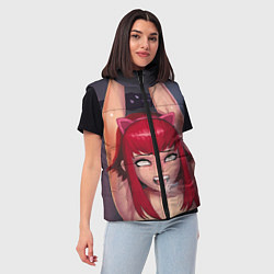 Женский жилет Ahegao, цвет: 3D-светло-серый — фото 2