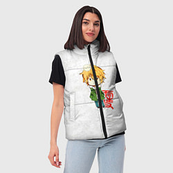 Женский жилет Бездомный Бог, цвет: 3D-светло-серый — фото 2