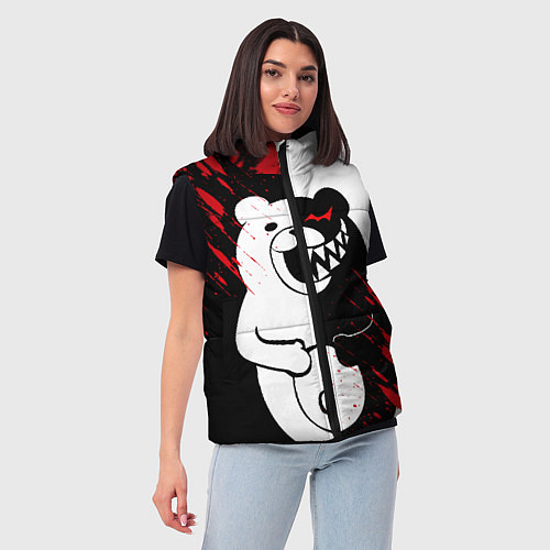Женский жилет MONOKUMA / 3D-Черный – фото 3