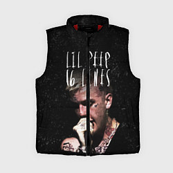Женский жилет Lil Peep: 16 Lines, цвет: 3D-красный