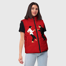 Женский жилет Криминальное чтиво, цвет: 3D-черный — фото 2