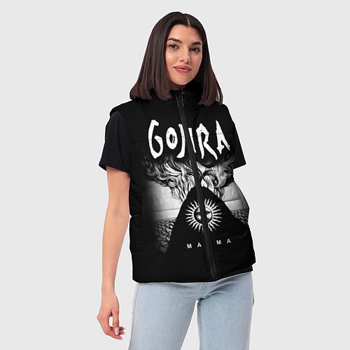 Женский жилет Gojira: Magma / 3D-Светло-серый – фото 3