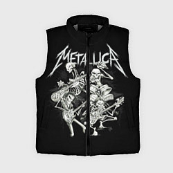 Женский жилет Metallica: Bones Rock, цвет: 3D-светло-серый