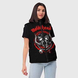 Женский жилет Motorhead Demons, цвет: 3D-светло-серый — фото 2