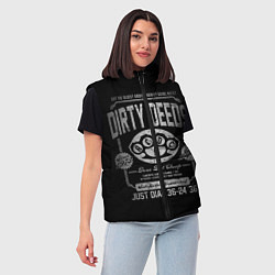 Женский жилет AC/DC: Dirty Deeds, цвет: 3D-черный — фото 2