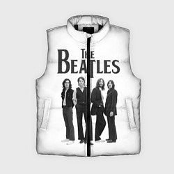 Женский жилет The Beatles: White Side, цвет: 3D-черный