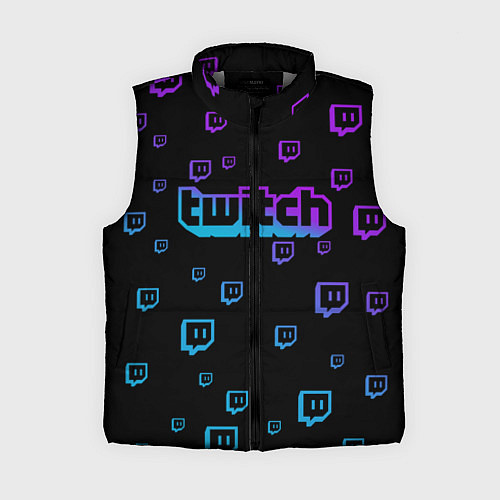 Женский жилет Twitch: Neon Style / 3D-Светло-серый – фото 1