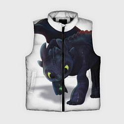 Женский жилет Как приручить дракона, цвет: 3D-черный