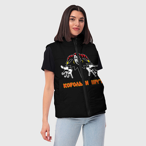 Женский жилет КОРОЛЬ И ШУТ / 3D-Красный – фото 3