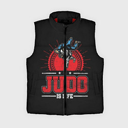 Женский жилет Judo is life, цвет: 3D-красный