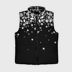 Женский жилет Бриллиантовый дождь, цвет: 3D-черный