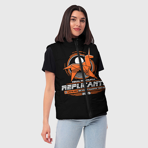 Женский жилет Replicants / 3D-Черный – фото 3