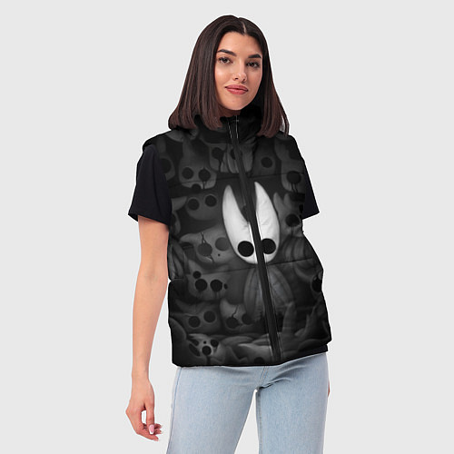 Женский жилет Hollow Knight / 3D-Черный – фото 3