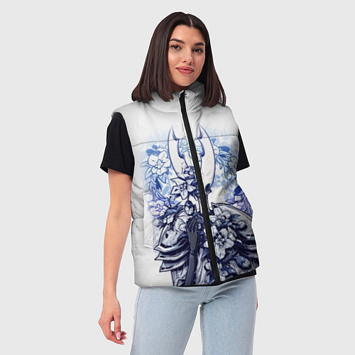 Женский жилет Hollow Knight / 3D-Черный – фото 3