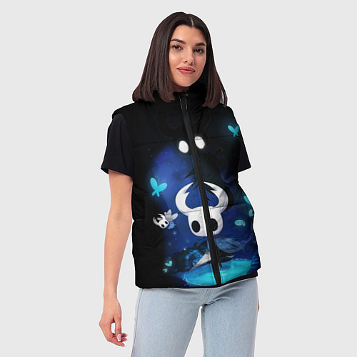 Женский жилет Hollow Knight / 3D-Черный – фото 3