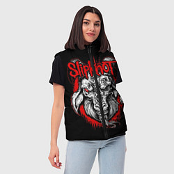 Женский жилет Slipknot: Devil Goat, цвет: 3D-красный — фото 2