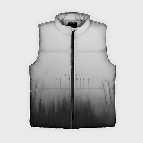 Женский жилет Death Stranding Лес / 3D-Светло-серый – фото 1