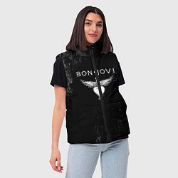 Женский жилет Bon Jovi, цвет: 3D-светло-серый — фото 2