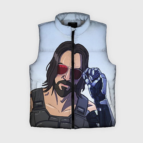 Женский жилет Киану Самурай / 3D-Светло-серый – фото 1