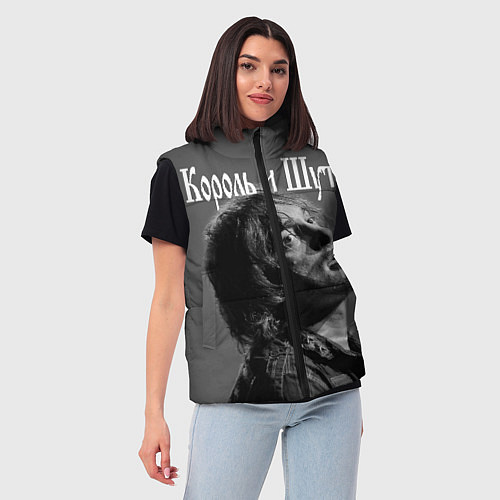 Женский жилет Король и Шут / 3D-Черный – фото 3