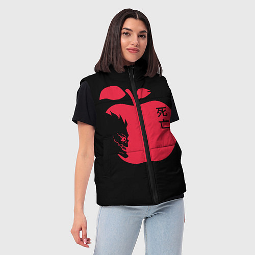 Женский жилет Яблоко Рюка / 3D-Черный – фото 3