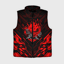 Женский жилет CYBERPUNK 2077, цвет: 3D-черный
