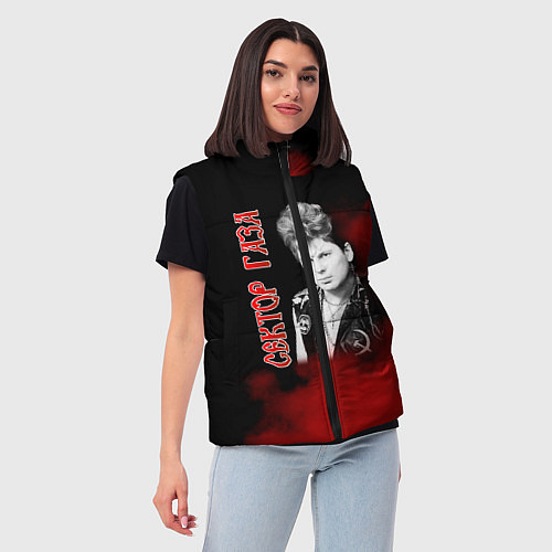 Женский жилет Сектор Газа / 3D-Красный – фото 3